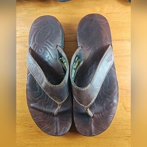 Dr Martens Vintage Mens Leather Air Wair Thong Flip Flop Sandals 2A92 Size 10